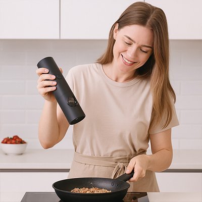 Moulin à poivre électrique | One - Touch LED - Kitchen Coner
