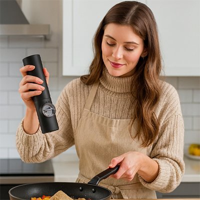 Moulin à poivre électrique | One - Touch LED - Kitchen Coner