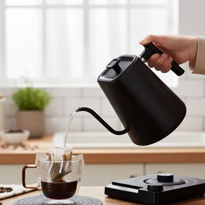 Petite bouilloire électrique | Compacte - Kitchen Coner