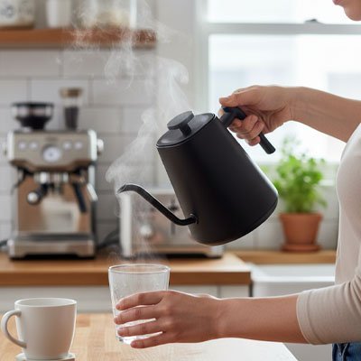 Petite bouilloire électrique | Compacte - Kitchen Coner
